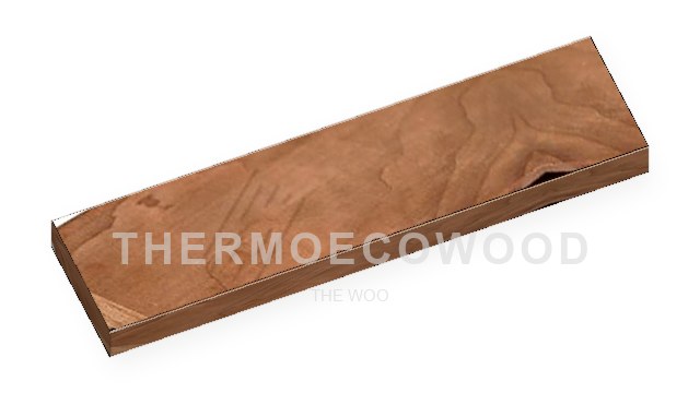 Полок для бани из термоольхи 26×120 мм