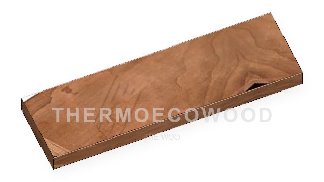 Полок для бани из термоольхи 26×140 мм